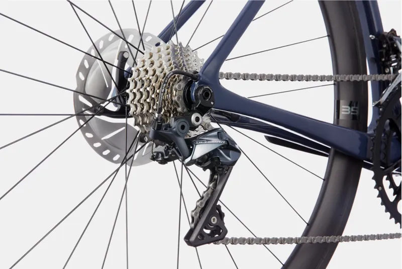  Cannondale SuperSix EVO Hi-MOD Disc Ultegra Road Bike in Blue-3